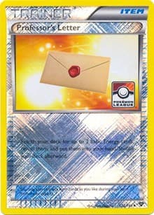 Professor's Letter (Pokemon League)