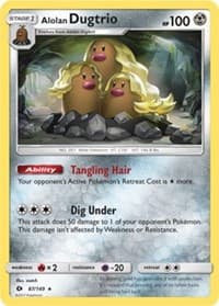 Alolan Dugtrio (Cosmos Holo)