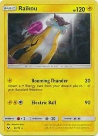 Raikou (Let's Play, Pikachu!) (Cracked Ice Holo)