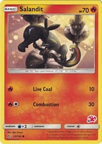 Salandit (#18 Charizard Stamped)
