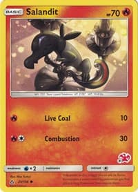 Salandit (#31 Charizard Stamped)