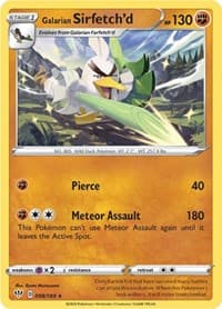 Galarian Sirfetch'd (Cracked Ice holo)