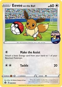 Eevee on the Ball (Pokemon Futsal)