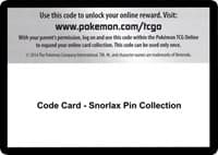 Code Card - Snorlax Pin Collection