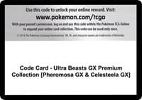 Code Card - Ultra Beasts GX Premium Collection [Pheromosa GX & Celesteela GX]