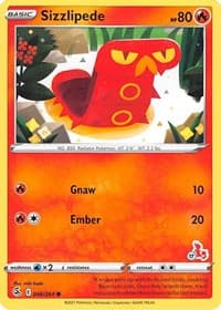 Sizzlipede (#17 Cinderace Stamped)