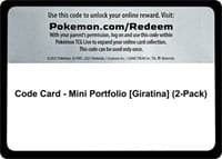 Code Card - Mini Portfolio [Giratina] (2-Pack)