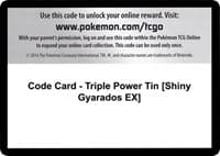 Code Card - Triple Power Tin [Shiny Gyarados EX]