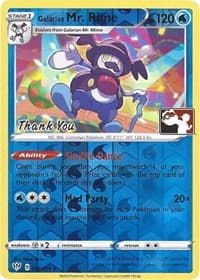Galarian Mr. Rime - 036/189 (Pokemon League) [Thank You]