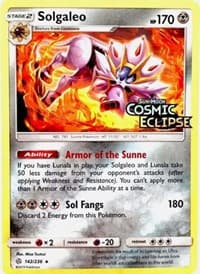 Solgaleo (Cosmic Eclipse Stamped)