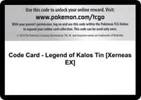 Code Card - Legend of Kalos Tin [Xerneas EX]