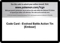 Code Card - Evolved Battle Action Tin [Emboar]