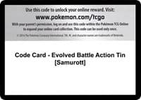 Code Card - Evolved Battle Action Tin [Samurott]