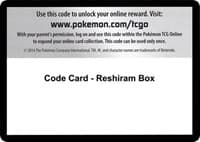 Code Card - Reshiram Box