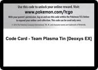 Code Card - Team Plasma Tin [Deoxys EX]