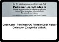 Code Card - Pokemon GO Premier Deck Holder Collection [Dragonite VSTAR]