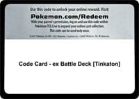 Code Card - ex Battle Deck [Tinkaton]