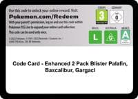 Code Card - Enhanced 2-Pack Blister Pack [Palafin, Baxcalibur & Garganacl]