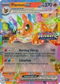 Flareon ex (Prismatic Evolutions Stamp)