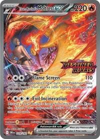 Team Rocket's Moltres ex (Destined Rivals Stamp)