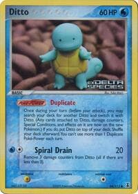 Ditto (Squirtle) (Delta Species Stamped)