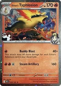 Ethan's Typhlosion (Cosmos Holo)