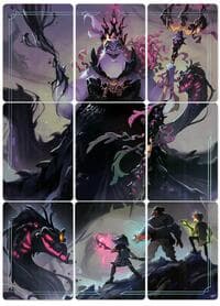 Ursula - Sea Witch Queen Puzzle Insert (Set of 9)