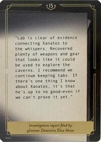 Whispers in the Well Case File Cards (15 of 18)