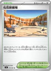 化石採掘場