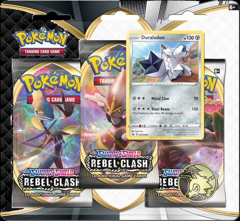 Rebel Clash 3 Pack Blister [Duraludon]