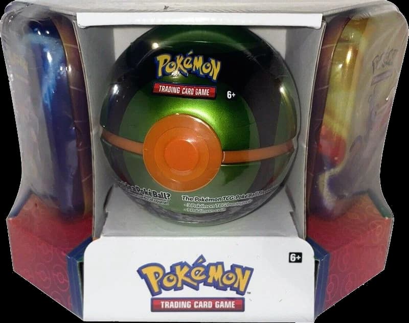 Pokemon - Poke Ball Tin + 2 Kanto Power Mini Tins - Dusk Ball