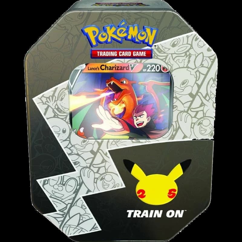 Pokemon Celebrations International Tin [Lance's Charizard V]