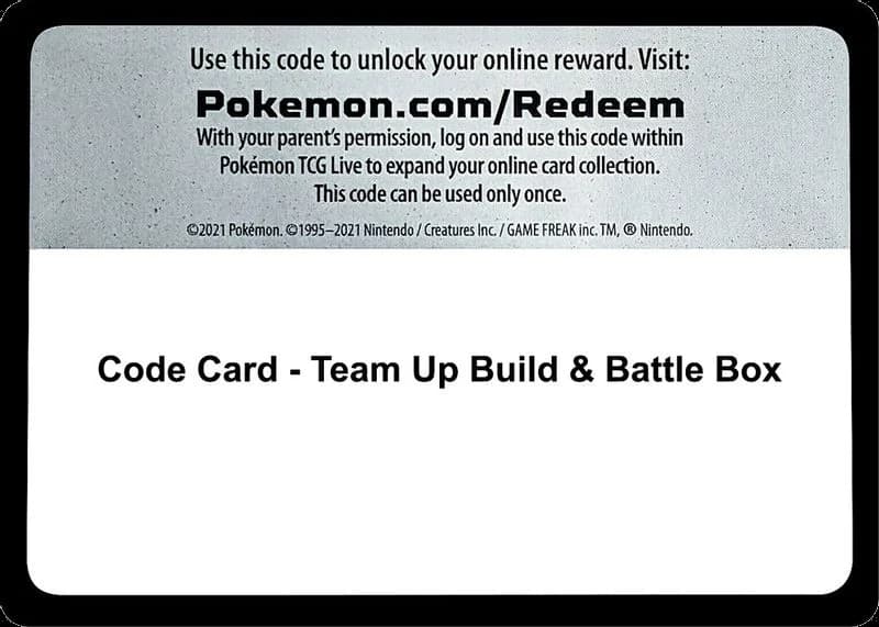Code Card - Team Up Build & Battle Box