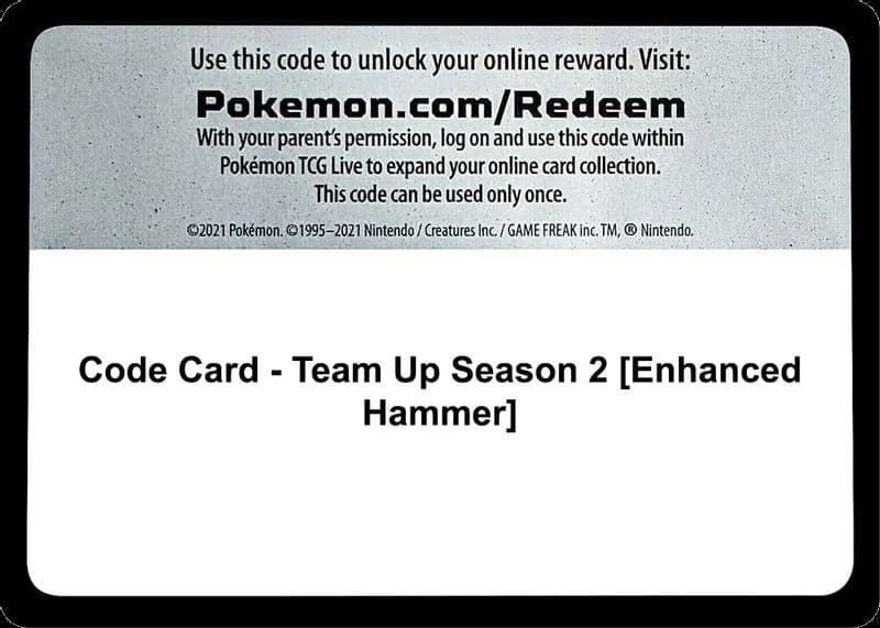 Code Card - Team Up Season 2 [Enhanced Hammer]