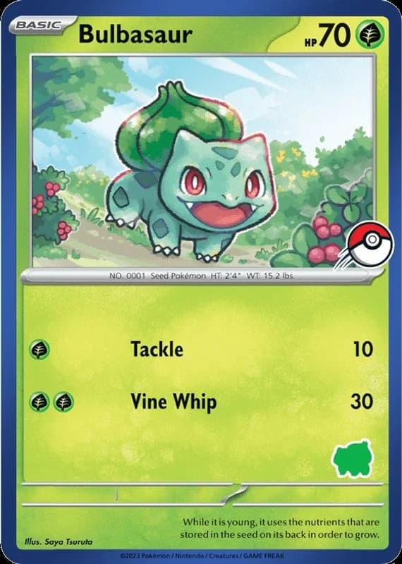 Bulbasaur (Blue Border)