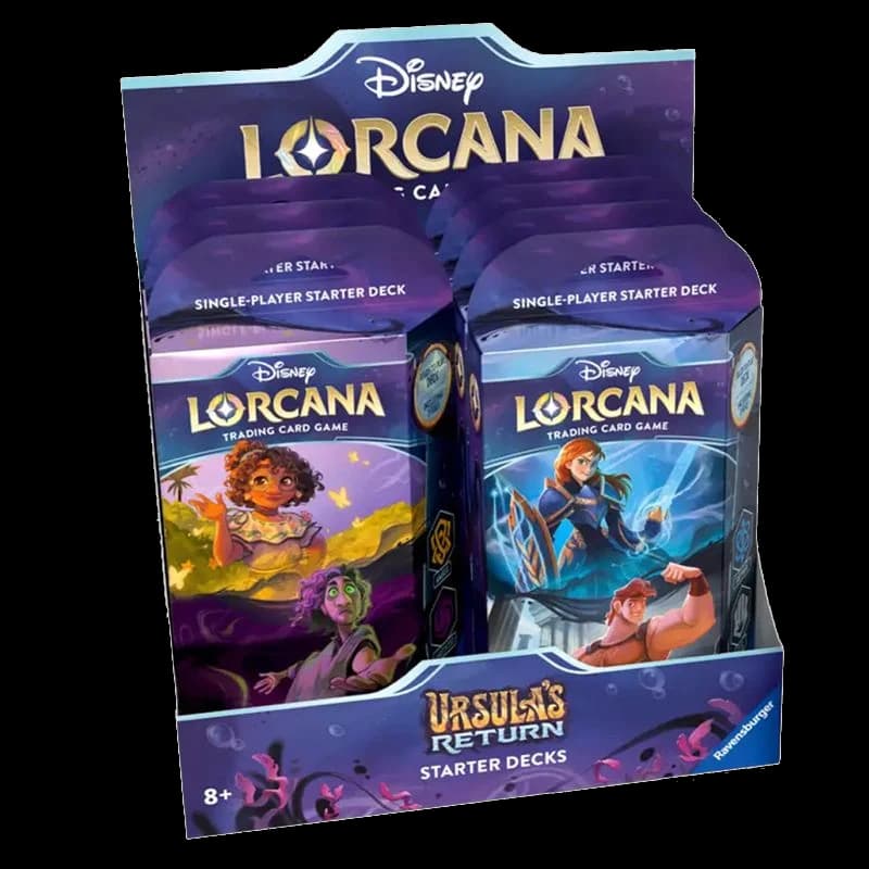 Disney Lorcana: Ursula's Return Starter Deck Display