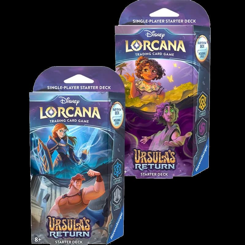 Disney Lorcana: Ursula's Return Starter Deck [Set of 2]
