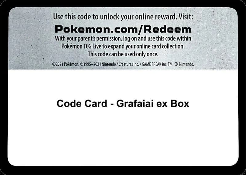 Code Card - Grafaiai ex Box