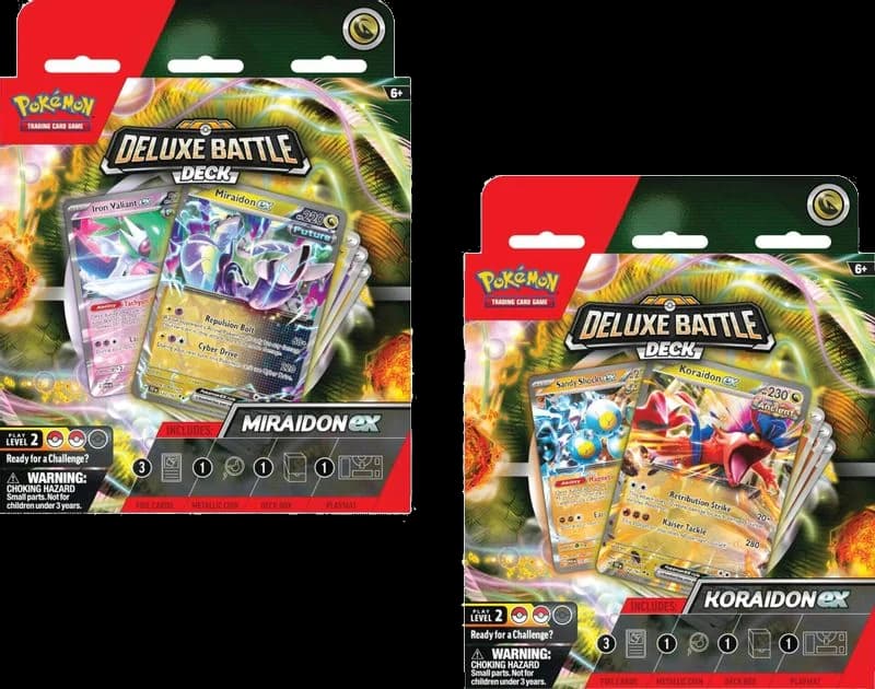 Deluxe Battle Deck: Miraidon ex/Koraidon ex  [Set of 2]