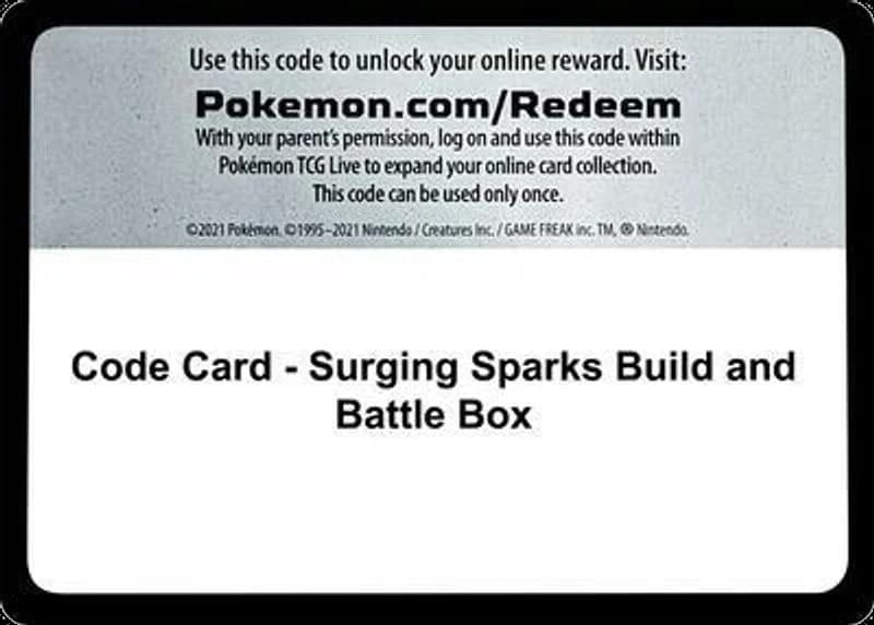 Code Card - League Battle Deck [Charizard ex]