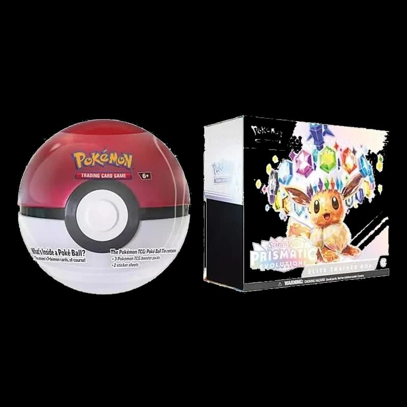 Prismatic Evolutions Elite Trainer Box and Pokeball (Sam's Club)