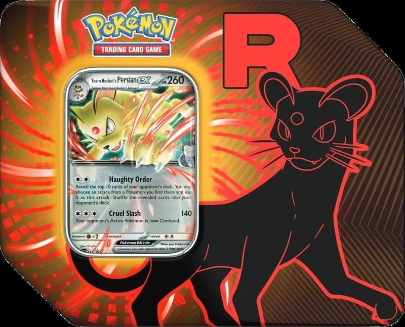 Team Rocket Tin [Team Rocket's Persian ex]