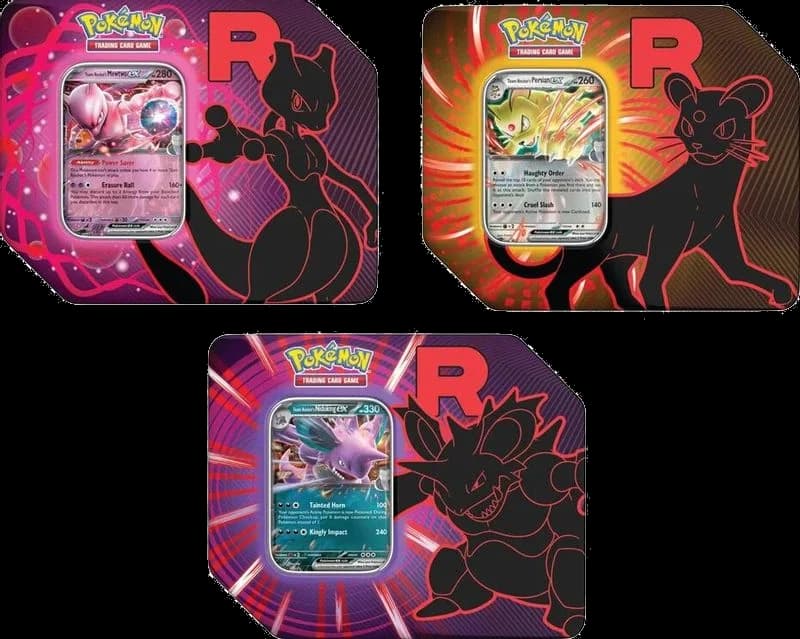 Team Rocket Tin [Set of 3]