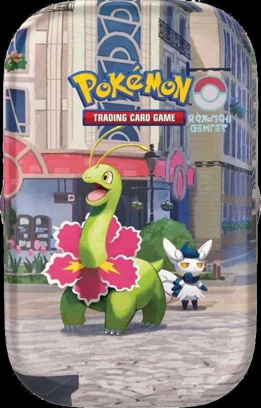 Lumiose City Mini Tin [Meganium & Meowstic]