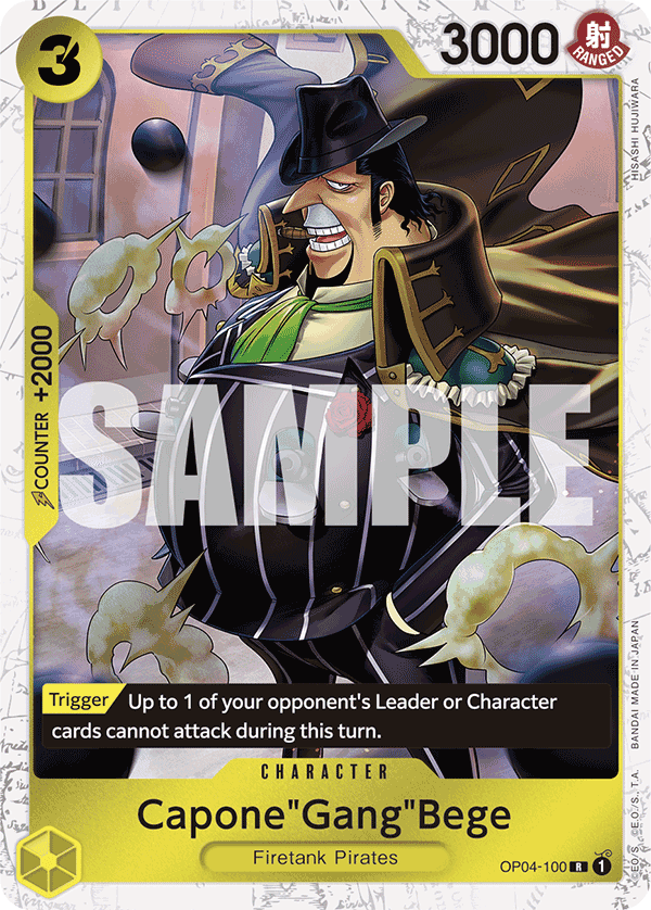 Capone"Gang"Bege (OP04-100) (Jolly Roger Foil)