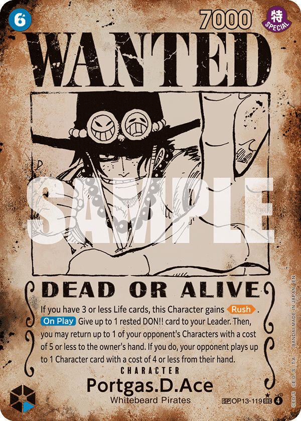 Portgas.D.Ace (Wanted Poster)