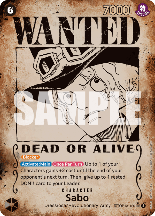 Sabo (Wanted Poster)