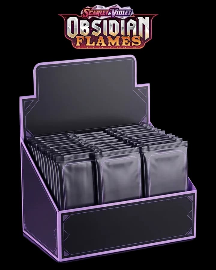 Obsidian Flames Booster Display Box (36 Packs)