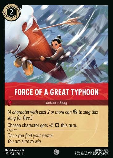Force of a Great Typhoon