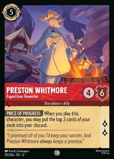 Preston Whitmore - Expedition Financier